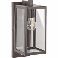 Lanterna da esterno dallo stile retrò. Illumina il tuo spazio esterno con questa lampada da parete, che sprigiona eleganza e  ...