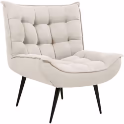 Sedia da salotto senza braccioli. Scopri l'apice del comfort e dell'estetica con questa moderna poltrona senza braccioli. Riv ...