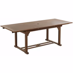 Tavolo da giardino rettangolare in legno . Questo elegante tavolo da giardino allungabile in legno è la scelta ideale per il  ...