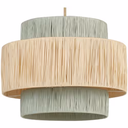 Luce a sospensione in carta. Questa lampada a sospensione presenta un paralume a tre livelli realizzato in carta delicata, ch ...