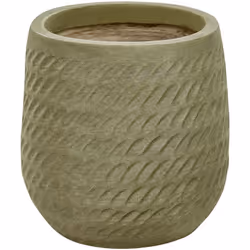 Vaso da fiori da esterno. Un vaso rotondo per piante che fonde senza sforzo estetica e funzionalità. Realizzato in resistente ...