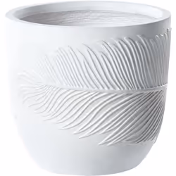 Vaso da interno ed esterno con motivo a foglia. Valorizza il tuo giardino con i nostri incantevoli vasi per piante: una fusio ...