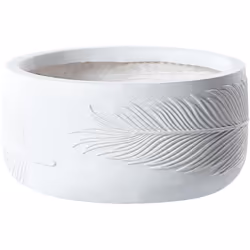 Vaso da interno ed esterno con motivo a foglia . Valorizza il tuo giardino con i nostri incantevoli vasi per piante: una fusi ...