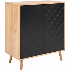 Credenza scandinava con ripiani. Realizzata in stile scandinavo minimalista, questa elegante credenza è un'aggiunta perfetta  ...