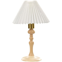 Lampada da tavolo elegante in legno chiaro 39 cm Cuochi