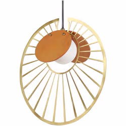 Lampada a sospensione rotonda moderna. Scopri un'estetica in cui il fascino classico si intreccia con quello contemporaneo gr ...