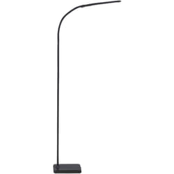 Beliani - Lampada da terra a led per ufficio in metallo e interruttore a sfioramento nero Norma