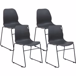 Set di sedie da conferenza moderne senza braccioli . Aggiungi un tocco di moderna eleganza alla tua sala da pranzo con queste ...