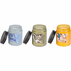Set di 3 candele aromatiche . Rinfresca la tua casa con questo set di 3 candele profumate. Aggiungi deliziosi profumi di rosa ...