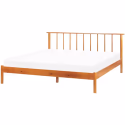Elegante struttura letto in legno. Questo letto con rete a doghe si sposa bene con camere da letto in stile tradizionale, cou ...