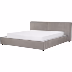 Letto in velluto a coste. Un sonno rilassante è molto importante per il nostro benessere e con questo letto matrimoniale ripo ...