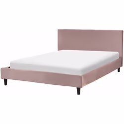 Letto matrimoniale moderno in tessuto. Questo elegante letto è un elemento versatile e un'ottima scelta per le camere da lett ...