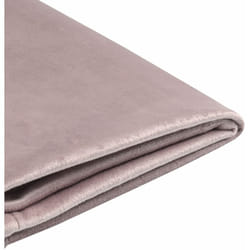 Rivestimento telaio letto in velluto rosa Poliestere Lavabile 140 x 200 cm Fitou