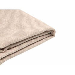 Beliani - Rivestimento telaio letto in Tessuto beige Poliestere Lavabile 140 x 200 cm Fitou