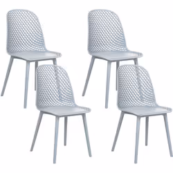 Set di 4 sedie da cucina minimaliste. Eleva la tua esperienza culinaria con questo set di 4 sedie da pranzo moderne. Realizza ...