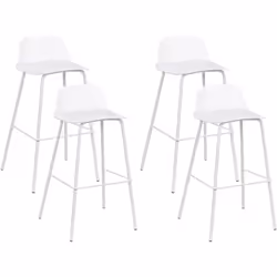 Set di 4 sedie da cucina. Scopri la massima raffinatezza moderna con questi 4 sgabelli da bar moderni. Le eleganti sedute in  ...