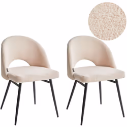 Set di 2 di sedie imbottite con braccioli. Dai alla tua sala o cucina un tocco di eleganza e comfort extra con questo set di  ...