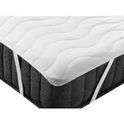 Topper per materasso impermeabile . Migliora la tua esperienza di sonno con questo coprimaterasso aderente di alta qualità. R ...
