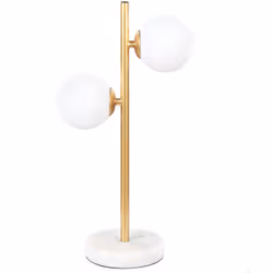 Lampada da tavolo moderna con paralumi rotondi. Con questa lampada da tavolo, la tua zona di lavoro sara' illuminata con faci ...