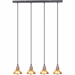 Lampada a sospensione con paralume in metallo. Questa lampada a sospensione sarà perfetta nella sala da pranzo, elevandone l' ...