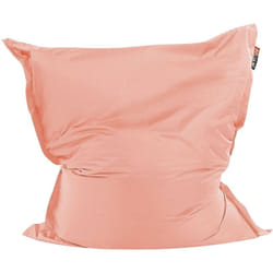 Copertura per poltrona sacco impermeabile Nylon con cerniera e velcro impermeabile 140 x 180 cm Rosa Pesca Fuzzy