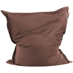 Copertura per poltrona sacco impermeabile Nylon con cerniera e velcro impermeabile 140 x 180 cm Marrone Fuzzy