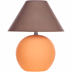 Lampada da tavolo con base in ceramica e paralume in tessuto. Dona raffinatezza alla tua casa con questa lampada da tavolo, u ...
