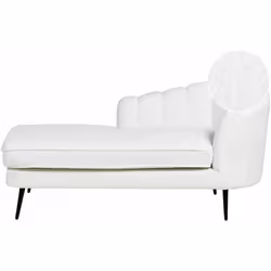 Elegante chaise-longue in velluto con gambe in metallo scuro . Aggiungi questa chaise longue glamour al tuo soggiorno, uffici ...
