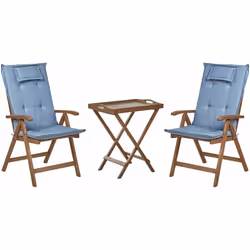 Set da balcone con 2 sedie pieghevoli e cuscini da seduta. Rinnova ogni spazio esterno con questo elegante set d'ispirazione ...