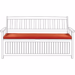 Moderno cuscino per panca da giardino con cerniera. Rendi ancora più comoda e funzionale la tua panca da giardino, con questo ...