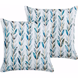 Set di 2 cuscini decorativi da giardino con motivo originale. Concediti la tranquillità della natura con questo set di 2 cusc ...