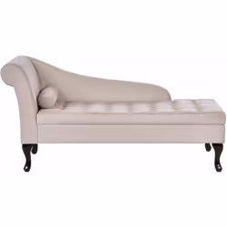 Chaise longue in stile glam in velluto . Aggiungi questa chaise longue funzionale in uno stile glamour. Si abbina bene a un s ...
