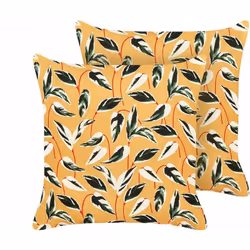 Cuscini da giardino con motivo naturale . Migliora la tua oasi all'aperto con questo set di 2 cuscini da giardino. Questi mod ...