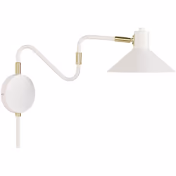 Lampada da parete elegante. Presentiamo una lampada da parete elegante con un tocco di design retrò. Grazie al paralume regol ...