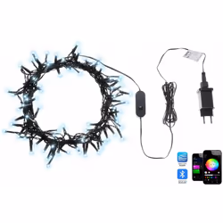 Luci a LED per albero di Natale. Illumina i tuoi interni o il tuo albero di Natale con questa catena di luci a LED. Controlla ...