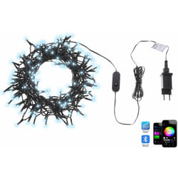 Beliani - Catena luminosa a led con 100 luci con cambio di colore controllato da app 2700 cm con timer e interruttore nero Igaliku