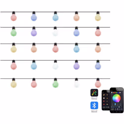 Albero di Natale a luci LED con telecomando . Illumina la tua casa e vivi la magia dell'illuminazione con queste luci LED nat ...
