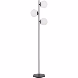 Decorativa lampada da terra in metallo. Arreda ogni stanza con questa lampada da pavimento dal design glamour. Realizzata in  ...