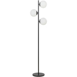 Beliani - Lampada da terra con base in oro a 3 punti luce Wadi