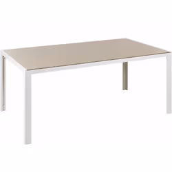 Elegante tavolo da giardino. Elegante e robusto, questo tavolo da pranzo da giardino moderno, è la scelta ideale per ogni spa ...