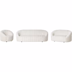Set di divani con sedili profondi per 6 persone . Regalati momenti di relax nel tuo soggiorno con il nostro set di divani isp ...