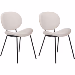 Set di sedie da pranzo retrò senza braccioli. Aggiungi un tocco di stile e di comfort alla tua sala da pranzo con queste sedi ...