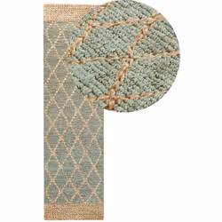 Tappeto da corridoio fatto a mano. Rinnova la tua casa con un tocco boho chic grazie a questo tappeto runner. Realizzato a ma ...