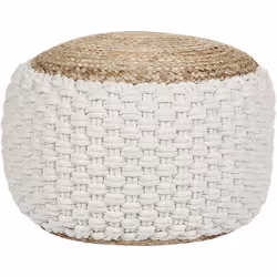 Pouf rotondo in cotone bohémien. Trasforma il tuo salotto e aggiungi un tocco di stile Boho con questo pouf rotondo. Realizza ...