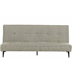 Divano letto moderno trasformabile senza braccioli con schienale abbottonato Verde chiaro Essvik