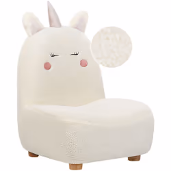 Poltrona per bambini a forma di unicorno. Lascia che i tuoi piccoli esplorino un mondo di magia e intimità con questa incante ...