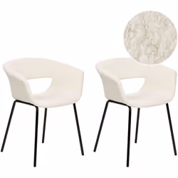Set di sedie imbottite moderne . Trasforma la tua cucina o la tua zona pranzo moderna in modo semplice con questo set di due ...