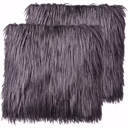 2 cuscini in pelle sintetica. Concediti il comfort di un cuscino a pelo corto, morbido e avvolgente, che valorizza il fascino ...