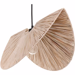Lampada a sospensione in carta. Questa lampada a sospensione è caratterizzata da un paralume in carta che emana un fascino na ...