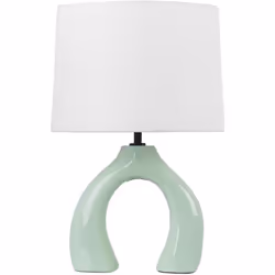 Lampada da tavolo minimalista. Questa lampada da tavolo con base in ceramica migliora l'atmosfera della casa con facilità. La ...